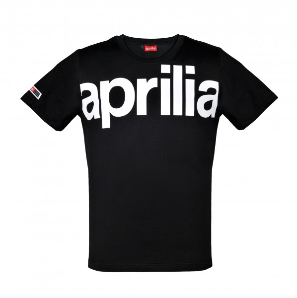 Aprilia Wide T-Shirt schwarz