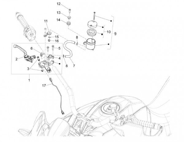 Lenker Lenker - Aprilia Caponord 1200ccm 4T 8V LC 2013- ZD4VK