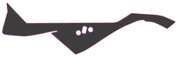 Dekorstreifen, schwarz
