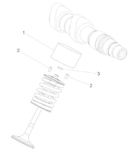 Motor Ventil Shims - Aprilia Caponord 1200ccm 4T 8V LC 2013- ZD4VK