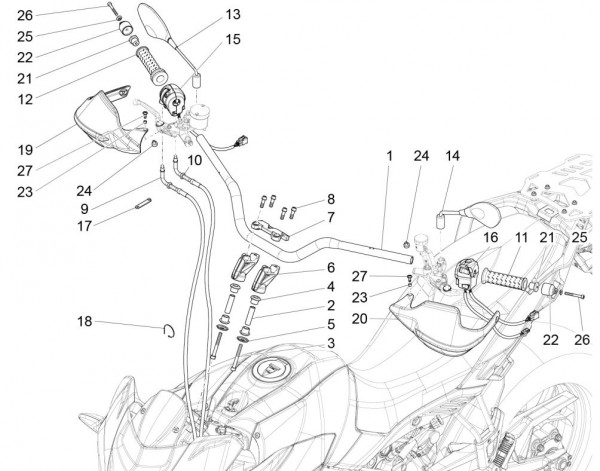 Lenker Lenker - Aprilia Caponord 1200ccm 4T 8V LC 2016- ZD4VKA01