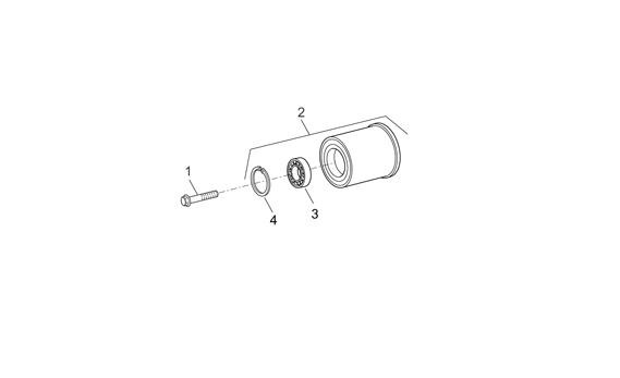 Motor Anlasserzahnrad - Aprilia Atlantic 125ccm 4T LC 2003- ZD4SP0