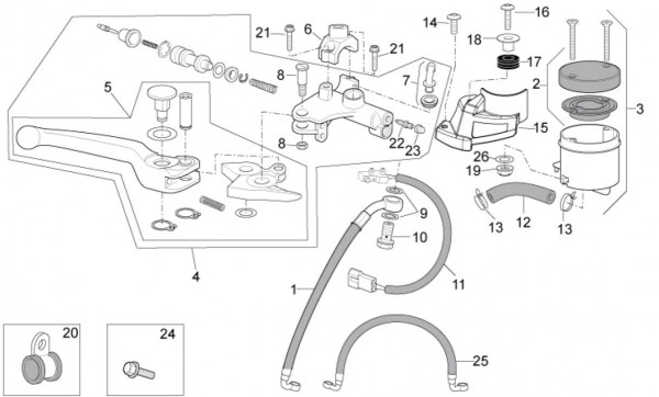 Lenker Lenker - Aprilia Tuono V4 R 1000ccm 4T LC 2014- ZD4TYB03