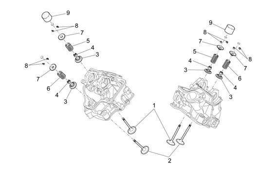 Motor Schwinghebelhalterung - Aprilia SXV 450ccm 4T LC 2008- ZD4VSR1C