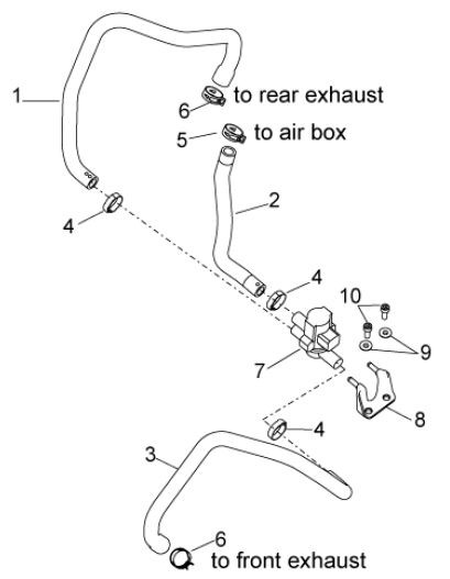 Motor Sekundärluftsystem - Aprilia Tuono V4 R 1000ccm 4T LC 2013- ZD4TYB