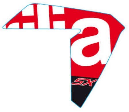 Dekor, Aprilia, rechts