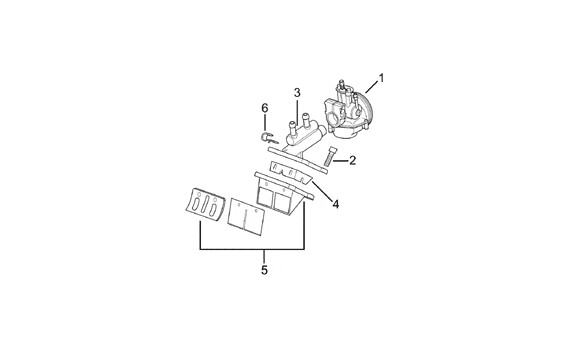 Motor Vergaser - Aprilia Classic 50ccm 2T LC 1996- ZD4LP