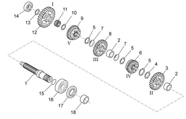 Motor Festrad - Aprilia SXV 550ccm 4T LC 2011- ZD4VSU50