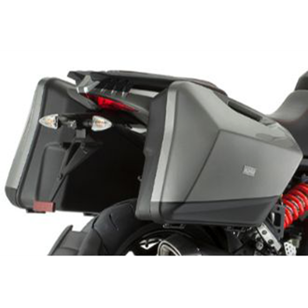 Seitenkoffer Set, silber für Aprilia Caponord
