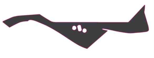 Dekorstreifen, schwarz