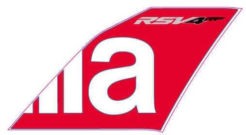 Dekor, A RSV4 RF, rechts