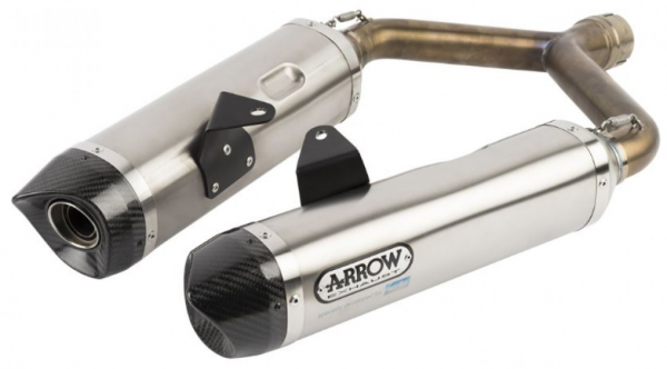 Endschalldämpfer, Arrow Slip On, Aprilia Dorsoduro 900 homologiert, Euro 4