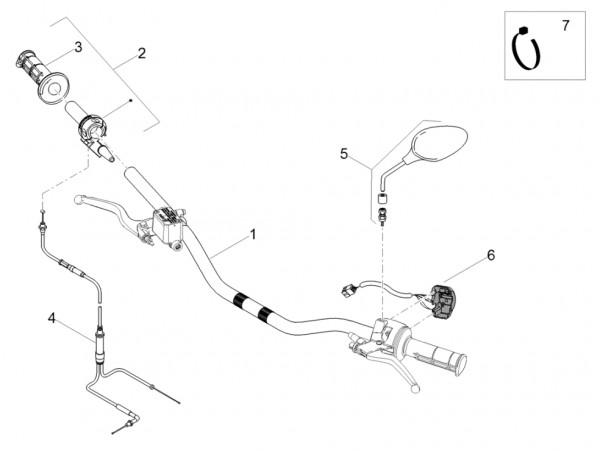 Lenker Lenker - Aprilia SX 50ccm 2T LC 2018- ZD4KKB01