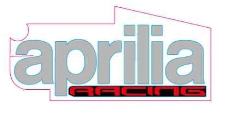 Dekor, Aprilia Racing, rechts