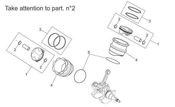 Motor Zylinder - Aprilia SXV 550ccm 4T LC 2008- ZD4VSS