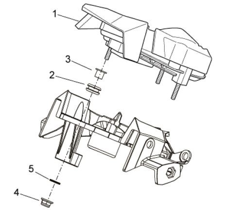 Lenker Tachometer - Aprilia SXV 550ccm 4T LC 2010- ZD4VSS