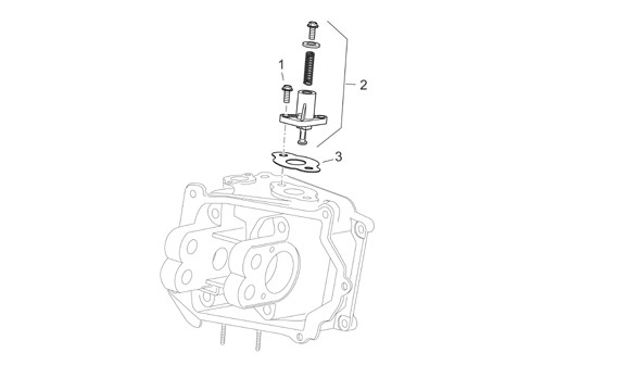 Motor Kettenspanner - Aprilia Atlantic 125ccm 4T LC 2006- ZD4SPD