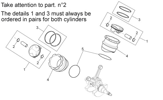 Motor Zylinder - Aprilia SXV 550ccm 4T LC 2009- ZD4VSS