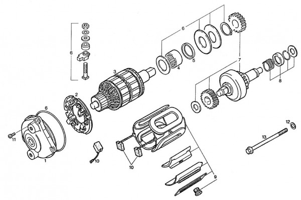 Motor Anlasser - Aprilia AF1 125ccm 2T LC 1992- ZD4FM