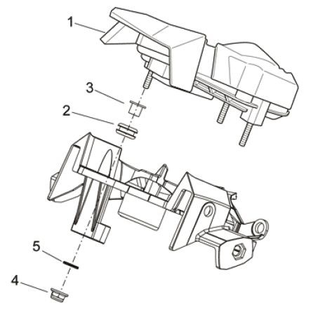 Lenker Tachometer - Aprilia SXV 450ccm 4T LC 2011- ZD4VSU40