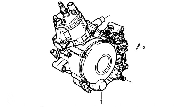Motor Motor I - Aprilia Classic 50ccm 2T LC 1995- ZD4LP