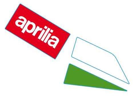 Dekor, Aprilia, rechts
