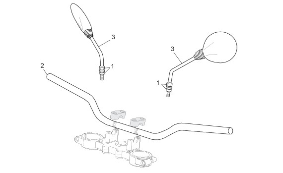 Lenker Lenker - Aprilia SX 125ccm 2T LC 2008- ZD4SXA00