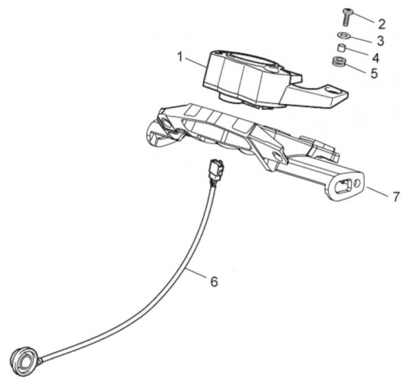 Lenker Cockpitinstrumente - Aprilia SX 50ccm 2T LC 2015- ZD4SWA00