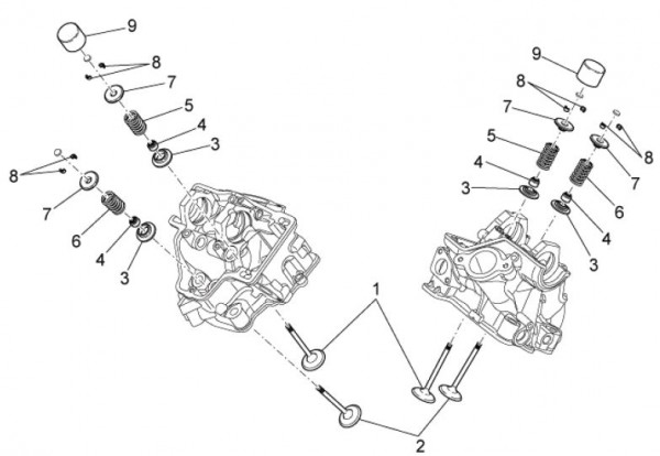 Motor Schwinghebelhalterung - Aprilia SXV 550ccm 4T LC 2013- ZD4VSU51