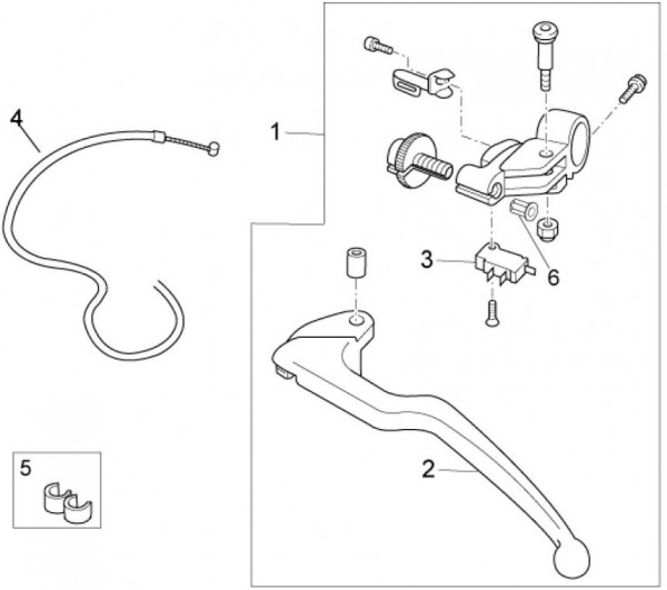Lenker Lenker links - Aprilia Tuono V4 1100ccm 4T LC 2015- ZD4TYG00
