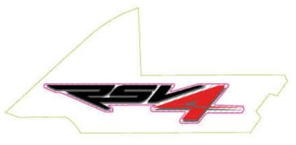Dekor, RSV4, rechts