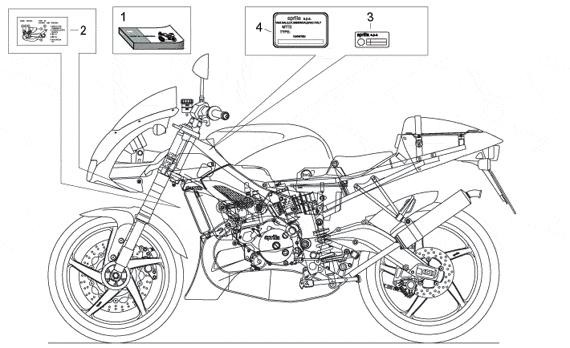 Elektrische Anlage Bedienungsanleitungen - Aprilia Tuono 125ccm 2T LC 2004- ZD4SFD