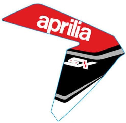Dekor, Aprilia SX, rechts