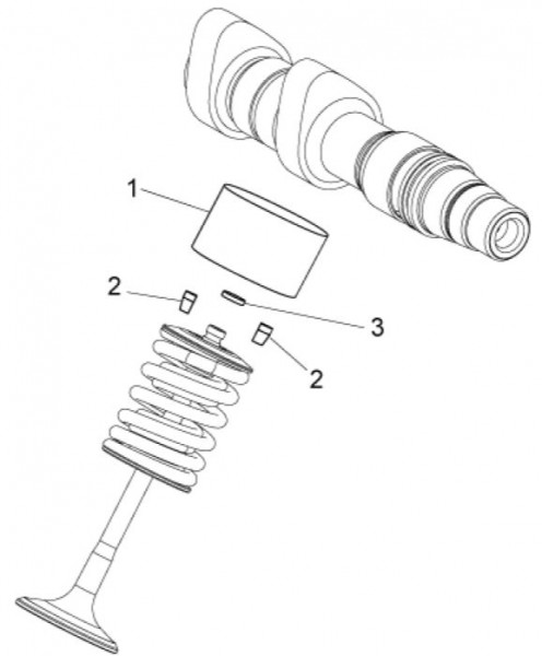 Motor Ventil Shims - Aprilia Dorsoduro 750ccm 4T LC 2013- ZD4SMA00