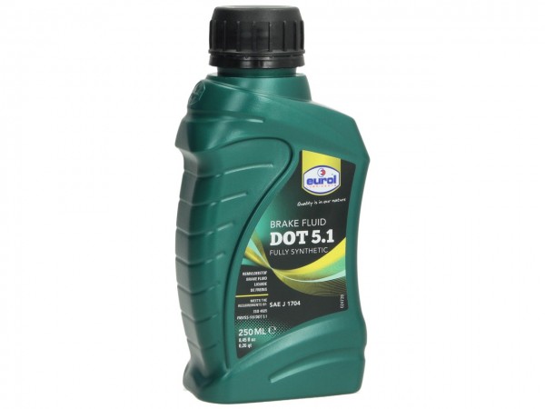 Eurol Bremsflüssigkeit, DOT 5.1, 0,250 l, SAE J1703 / ISO 4925