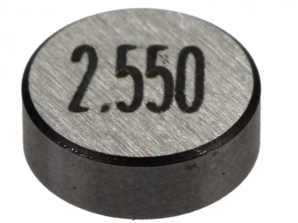 Ventil Shim, Ø 7,52 mm, Stärke: 2,550 mm