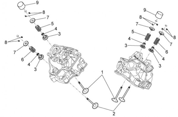 Motor Schwinghebelhalterung - Aprilia SXV 550ccm 4T LC 2009- ZD4VSS