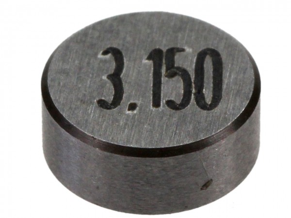 Ventil Shim, Ø 7,52 mm, Stärke: 3,150 mm