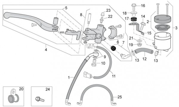 Lenker Lenker - Aprilia Tuono V4 R 1000ccm 4T LC 2011- ZD4TY000